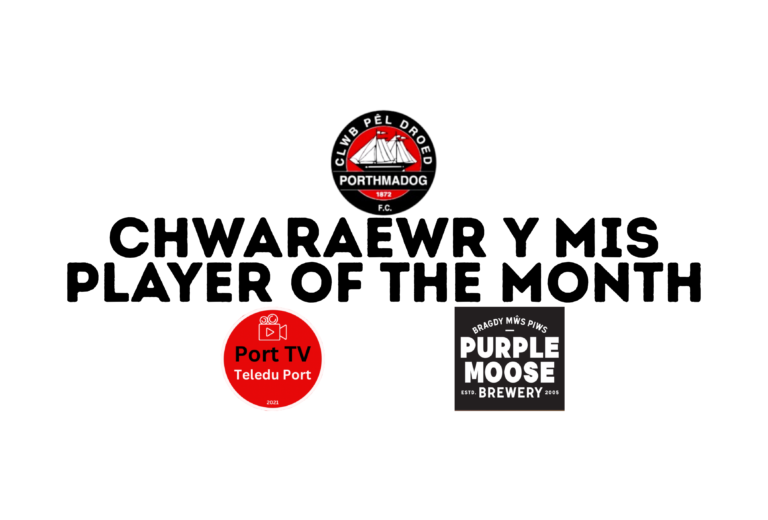 Read more about the article Osian Evans yn Chwaraewr y Mis – Mawrth 2026