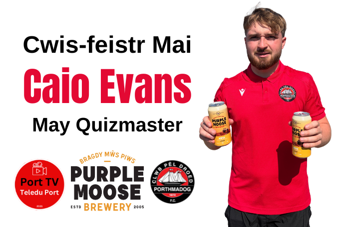 Read more about the article Llongyfarchiadau mawr i Caio Evans ar ennill Cwis y garfan yn mis Mai.