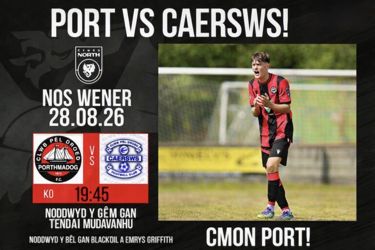 Read more about the article CPD Porthmadog v Caersws | Rhagflas Novira Cymru North Preview (Cym/Eng)