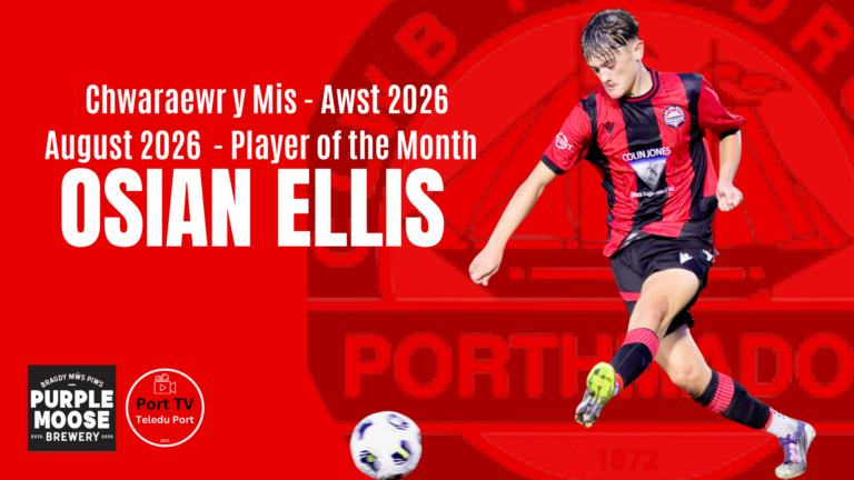 Read more about the article Osian Ellis – Chwaraewr y Mis | Player of the Month